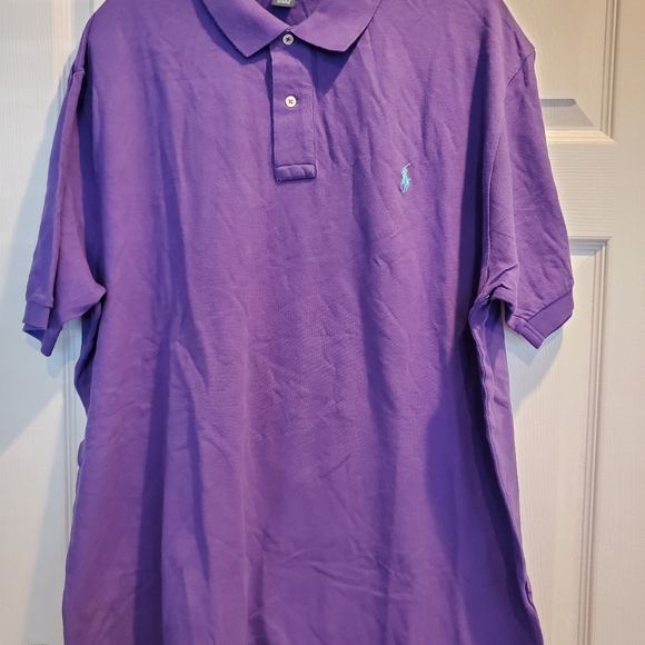 Men's purple polo shirt size 2XL - Picture 10 of 10
